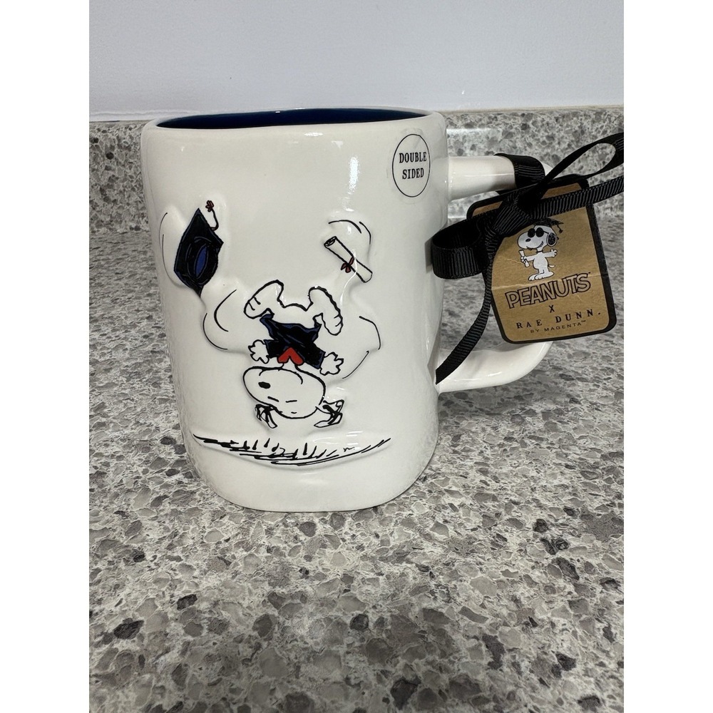 NEW Snoopy Dream Big Graduation Mug
